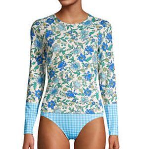 Brand New Lands End Rash Guard Womens Size Large with SPF 50
